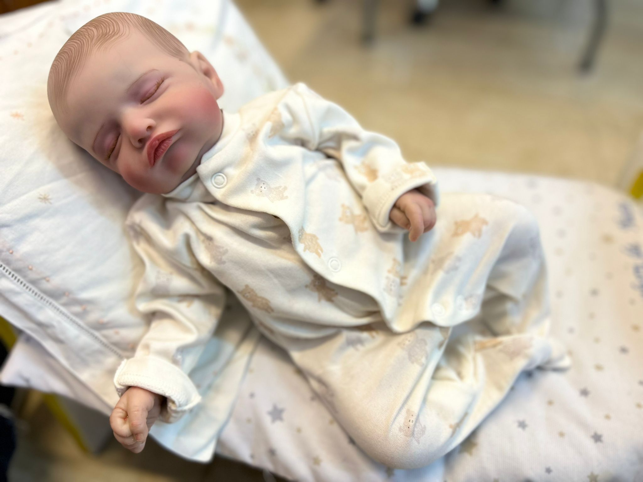bebé reborn dormido